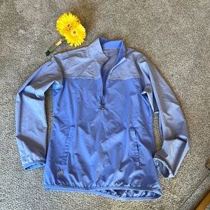 Adidas Lavender purple two toned light windbreaker jacket